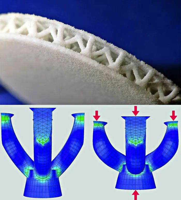 3D-Strukturen aus TPU für Einlegesohlen