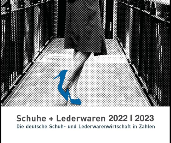 Titelblatt des HDS/L-Kompendiums „Die deutsche Schuh- und Lederwarenwirtschaft in Zahlen 2022/2023“