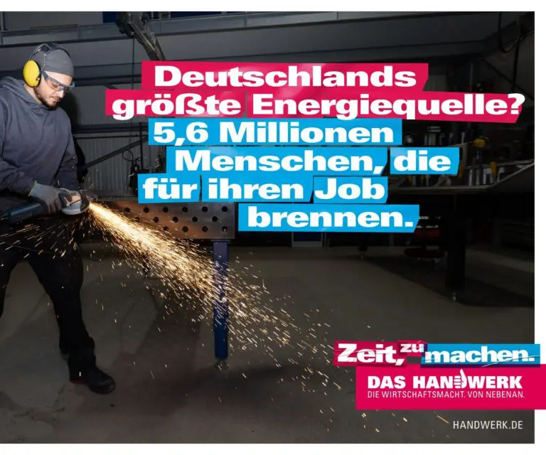 Plakat der Handwerkskampagne 2024